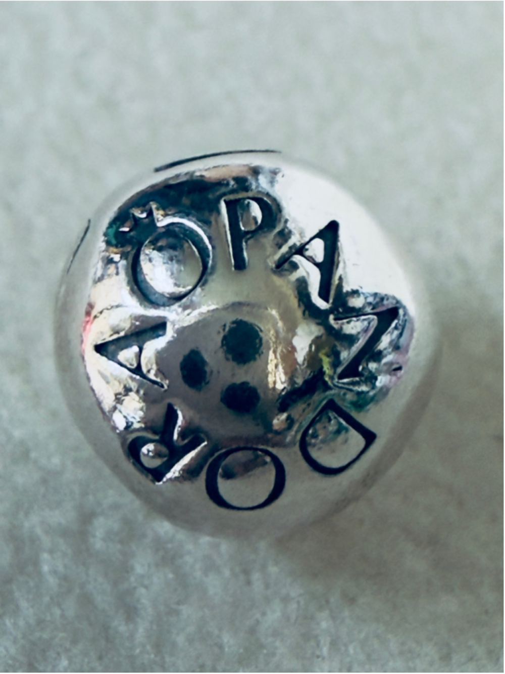 Pandora Sterling Silver 925 Signature Ball Clip Charm